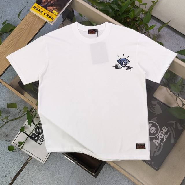Style number: F677 2025 new Evisu Fushen diamond tumbler US dollar pattern Logo