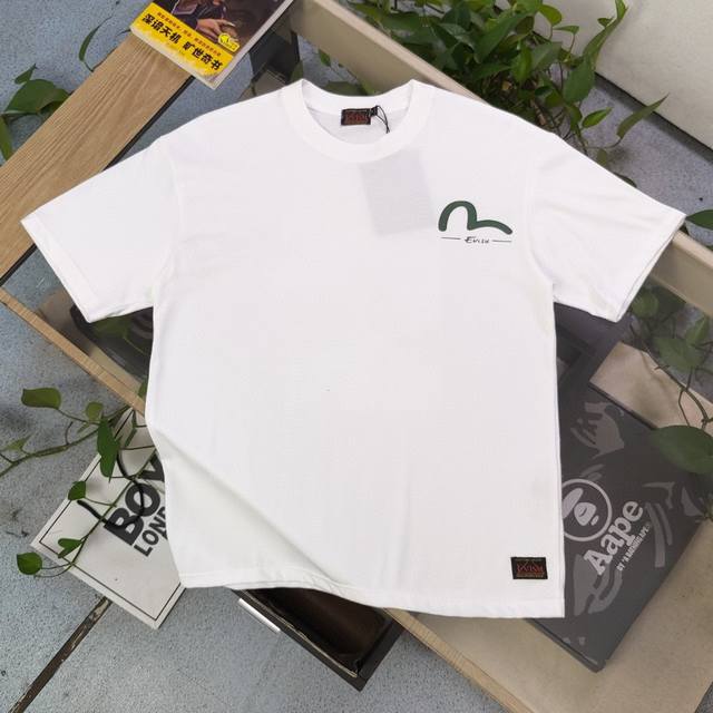 Style number: F676 2025 new Evisu Fushen quality assurance wave pattern Logo le
