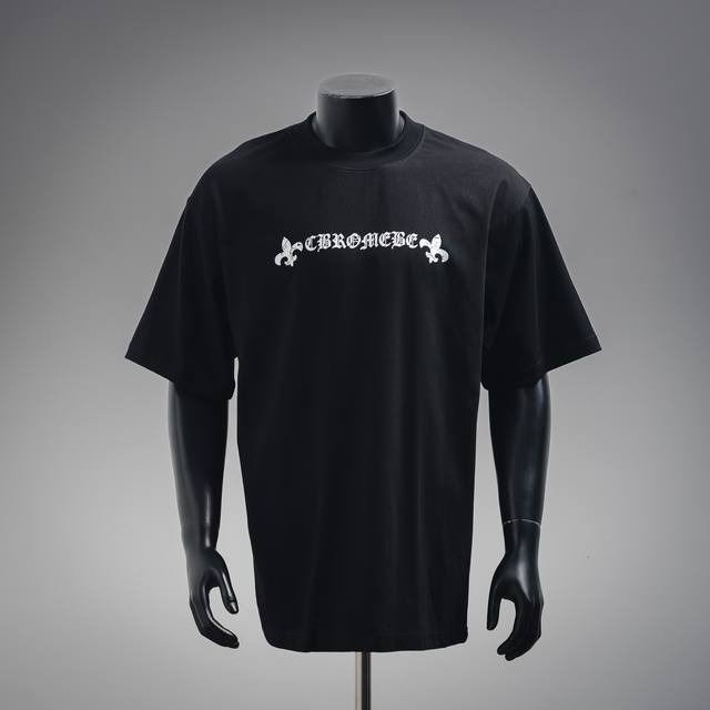 Chrome Hearts Ch Short-sleeved T-shirt with horseshoe crack print on the back Th