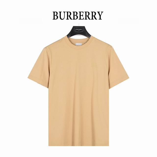 Burberry 25Ss short-sleeved T-shirt with circle warhorse foam print on the back