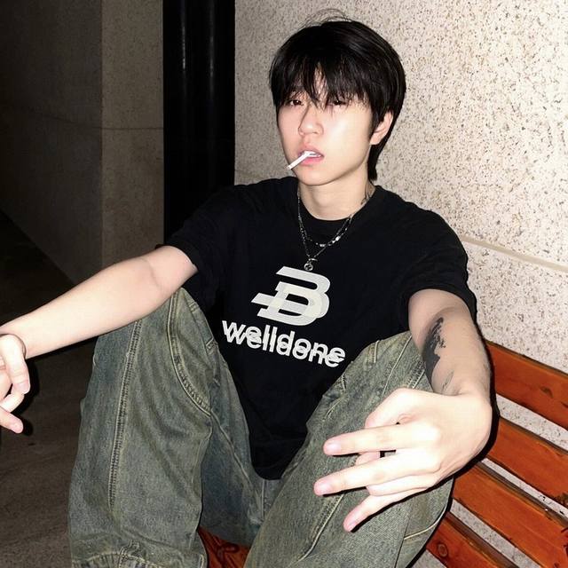 G2613# We11Done -25Ss new style double-image letter print short-sleeved T-shirt