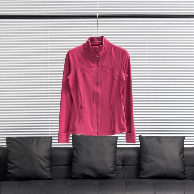 Factory P direct supply LululemonحLululemon Define stand collar solid color yoga
