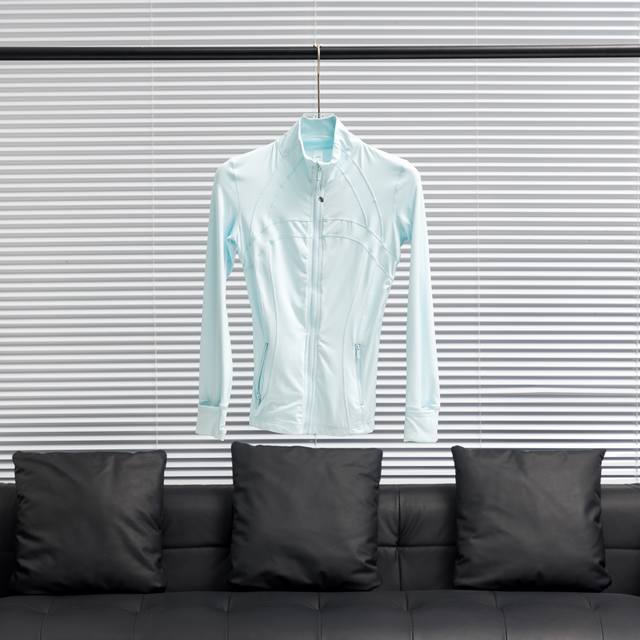 Factory P direct supply LululemonحLululemon Define stand collar solid color yoga