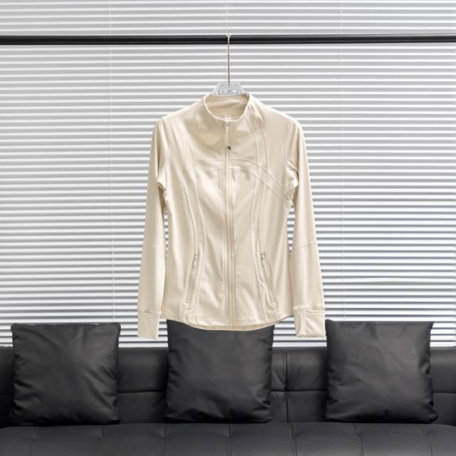 Factory P direct supply LululemonحLululemon Define stand collar solid color yoga