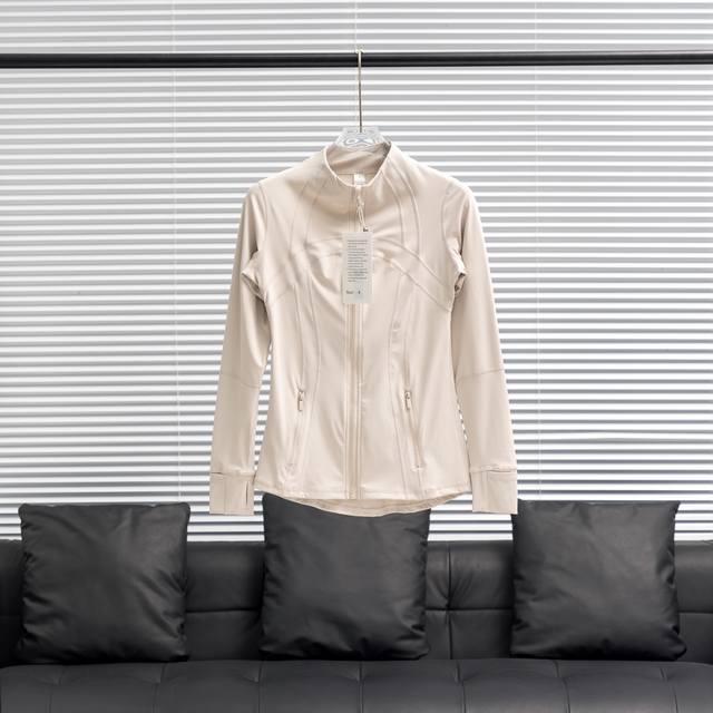 Factory P direct supply LululemonحLululemon Define stand collar solid color yoga