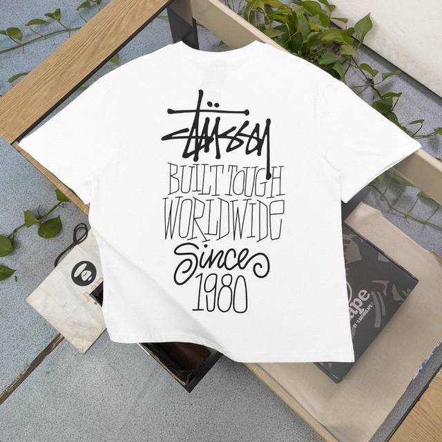 Style number: Bm165 2025 new Stussy Since1980 pattern letter Logo print casual