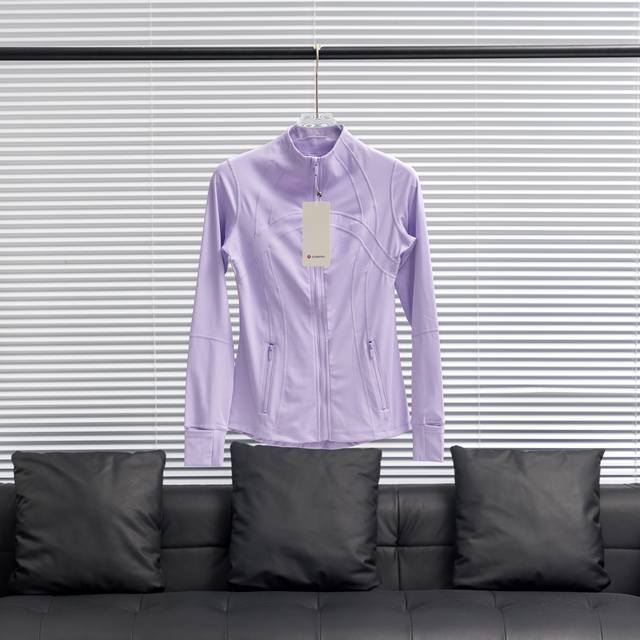 Factory P direct supply LululemonحLululemon Define stand collar solid color yoga