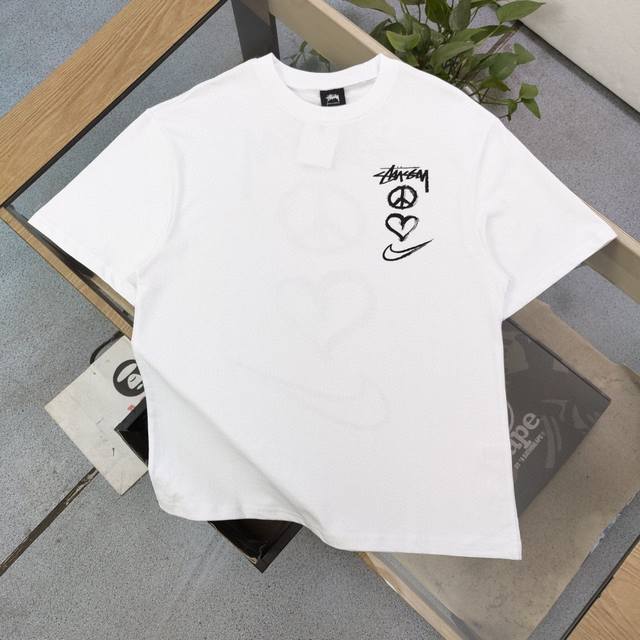 Style number: Bm112 2025 new Stussynike co-branded Nike big hook letter pattern