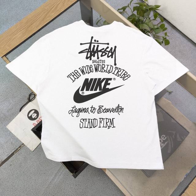 Style number: Bm111 2025 new Stussynike co-branded Nike embroidered hook patter