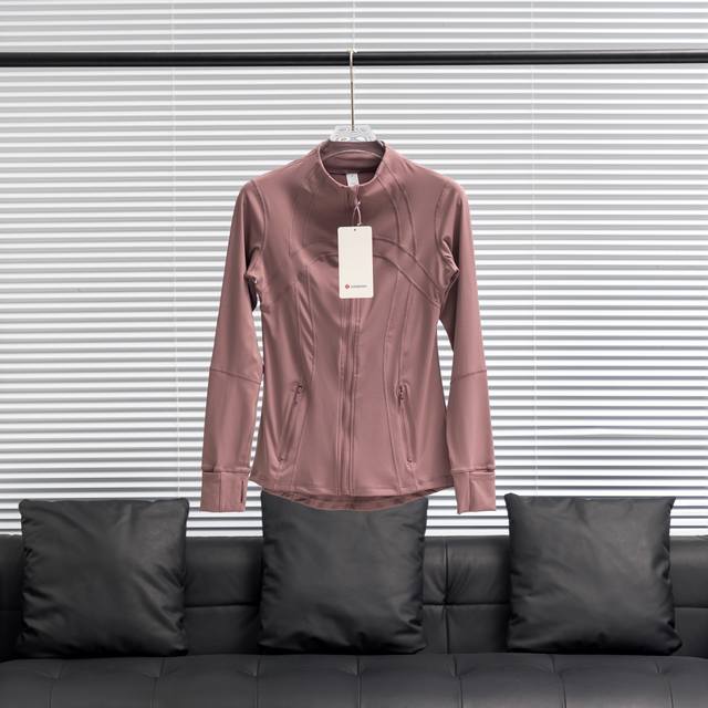 Factory P direct supply LululemonحLululemon Define stand collar solid color yoga