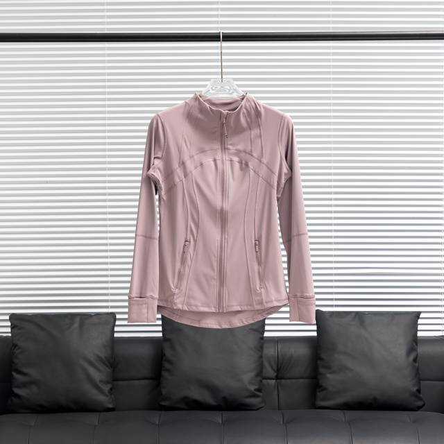 Factory P direct supply LululemonحLululemon Define stand collar solid color yoga