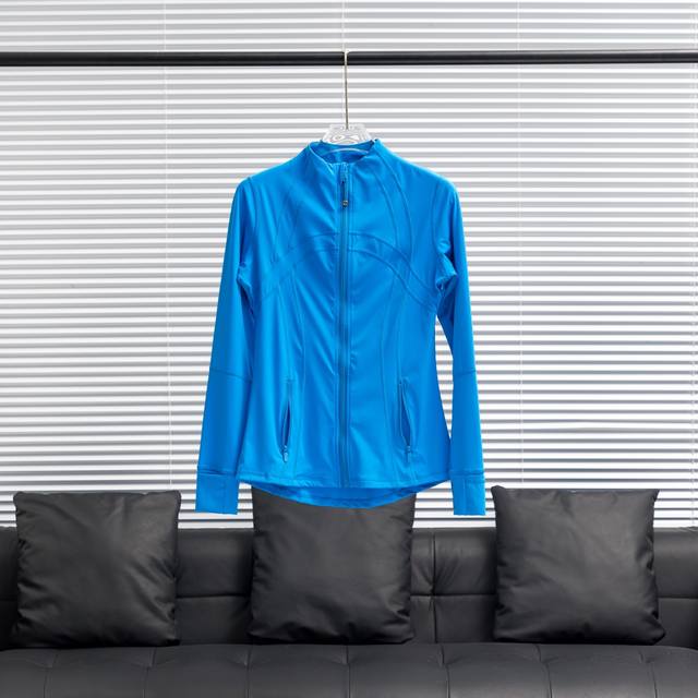 Factory P direct supply LululemonحLululemon Define stand collar solid color yoga