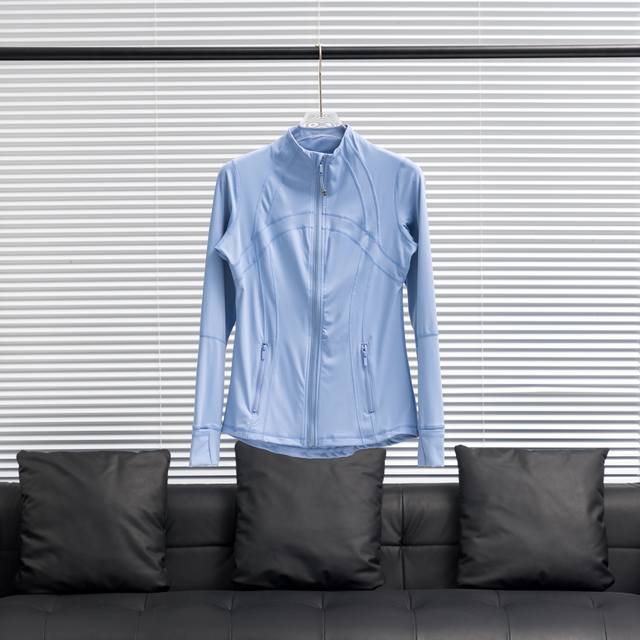 Factory P direct supply LululemonحLululemon Define stand collar solid color yoga