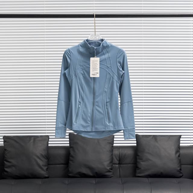 Factory P direct supply LululemonحLululemon Define stand collar solid color yoga