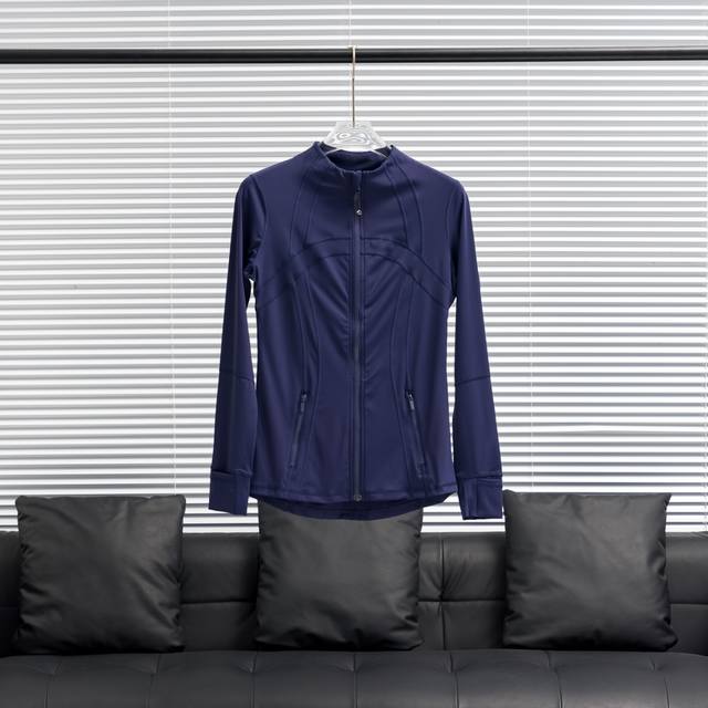 Factory P direct supply LululemonحLululemon Define stand collar solid color yoga