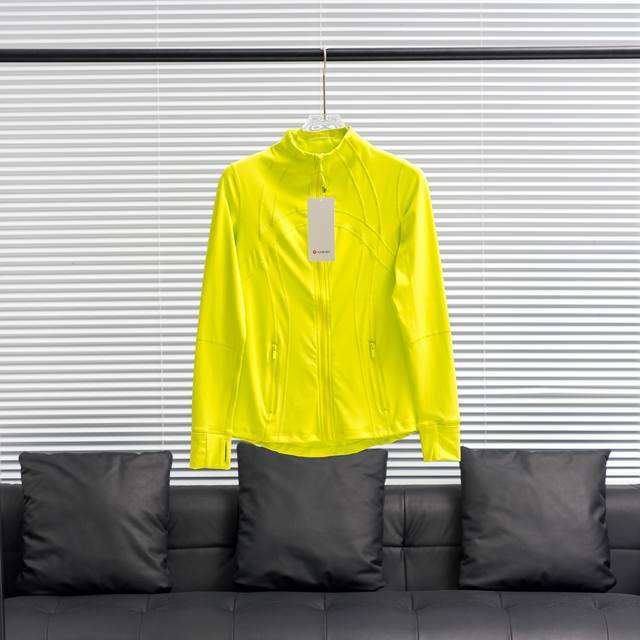 Factory P direct supply LululemonحLululemon Define stand collar solid color yoga