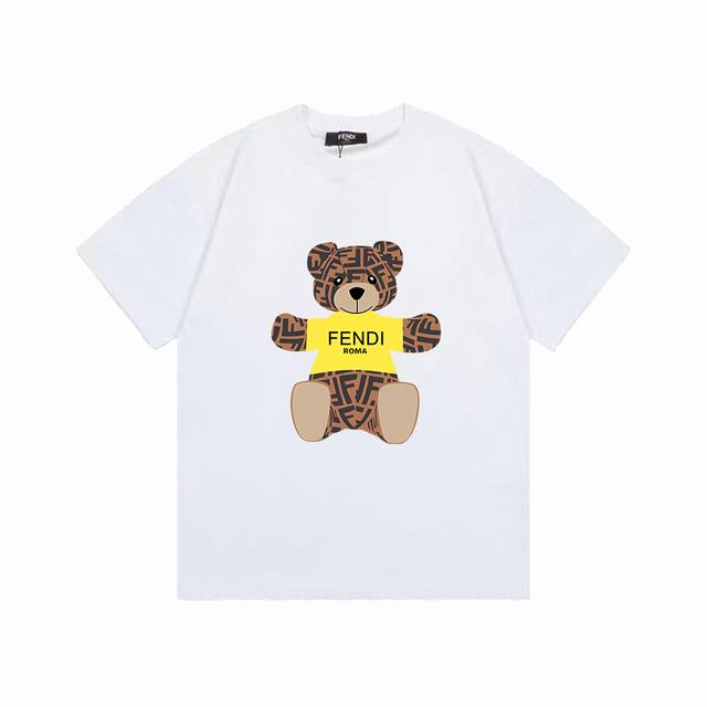 Style number: G2560 Fendi 25Ss Master-designed trendy new printed round neck sh
