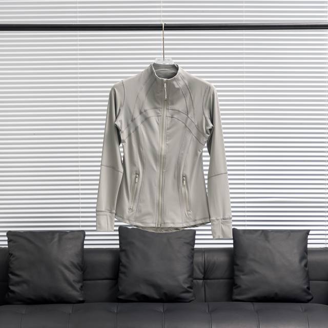 Factory P direct supply LululemonحLululemon Define stand collar solid color yoga