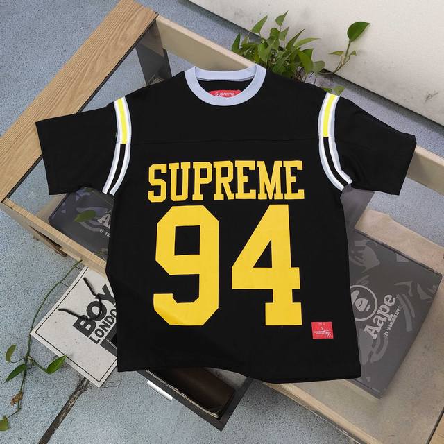 Style number: Bm2034 High version 2025 new Supreme Weeki8 Split SS Football Top