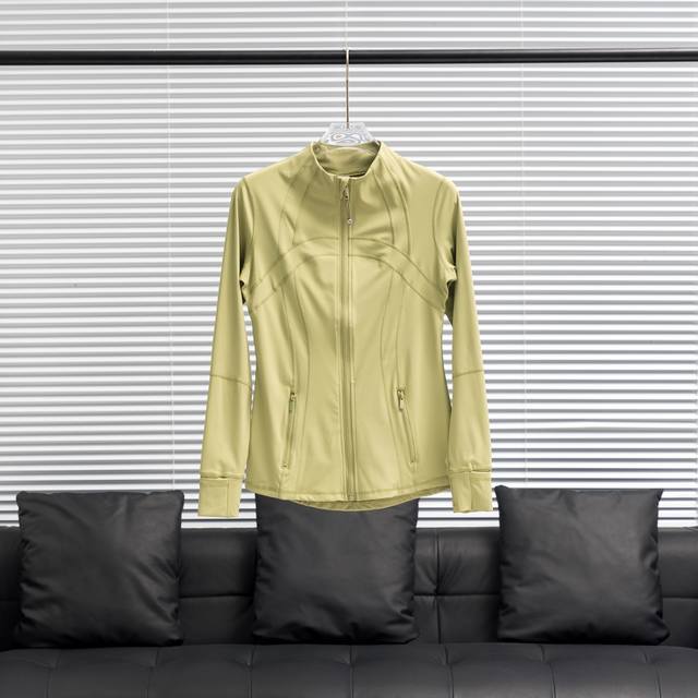Factory P direct supply LululemonحLululemon Define stand collar solid color yoga