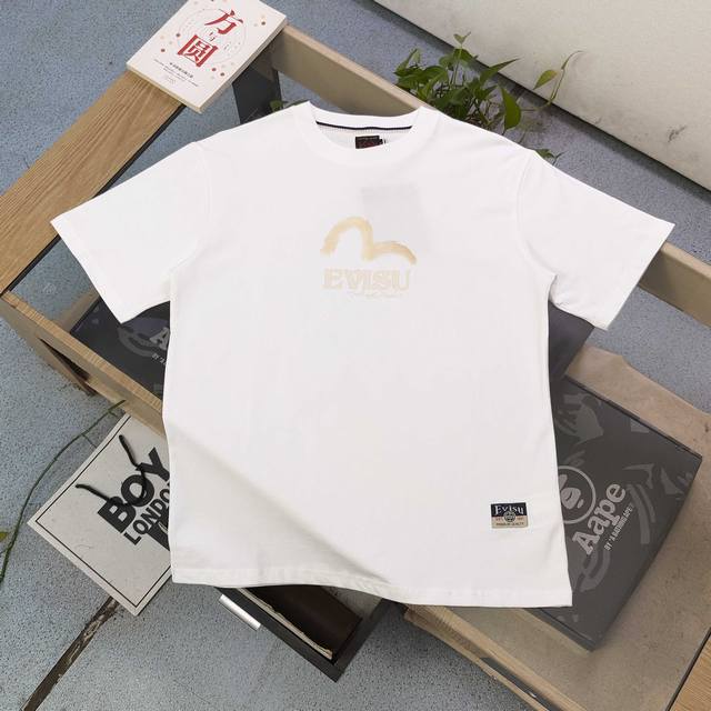 Style number: Ws2487 High version 2025 new Evisu Fushen gold-stamped seagull bi