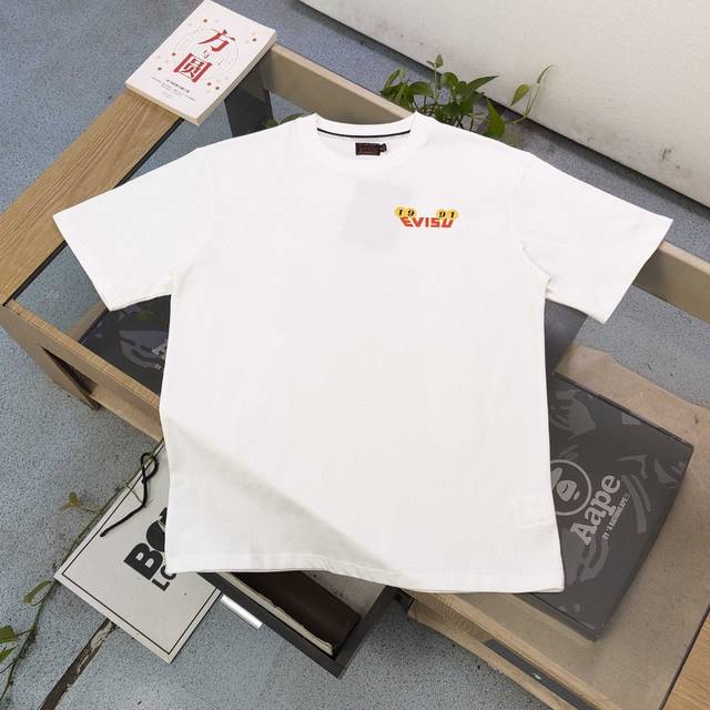 Style number: Ws2480 2025 new Evisu Fushen 1991 big M pattern Logo letter print
