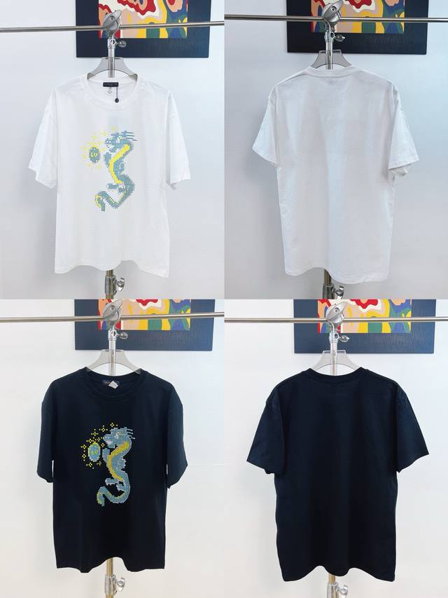 Welfare short sleeves Louis VuittonحLouis Vuitton Lv printed welfare short slee
