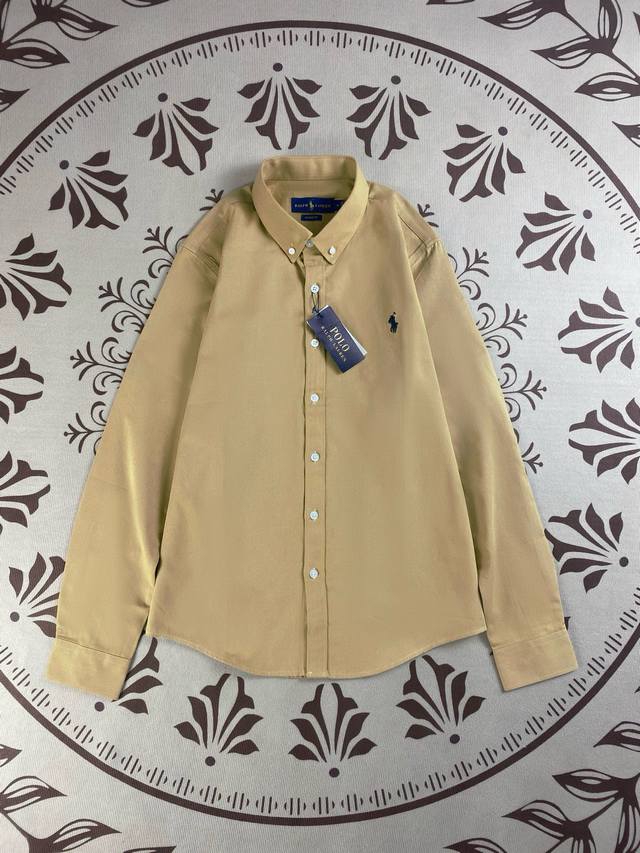 Style number: T50 #Ralph Lauren Ralph Lauren pony logo shirt Cotton twill fabri