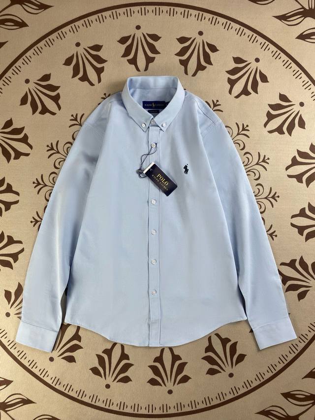 Style number: T49 #Ralph Lauren Ralph Lauren pony logo shirt Cotton twill fabri