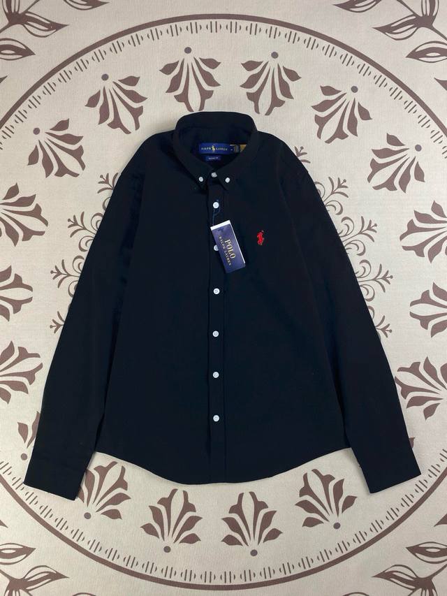 Style number: T46 #Ralph Lauren Ralph Lauren pony logo shirt Cotton twill fabri