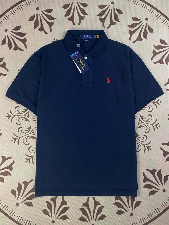 Style number: T20 Ralph Lauren Pony logo embroidered Polo T-shirt pure cotton p