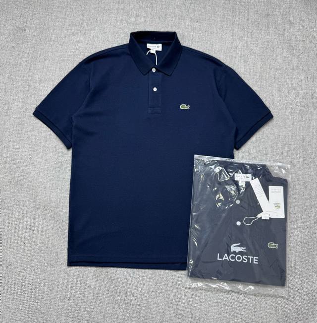 Style number: T12 Lacoste & crocodile pure cotton pique fabric Polo business T-