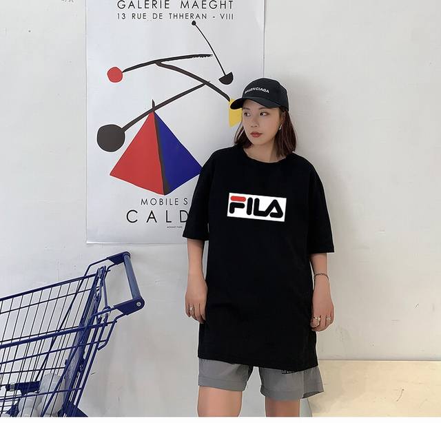 New arrival! Fila's new summer short-sleeved T-shirt, a different take on the c