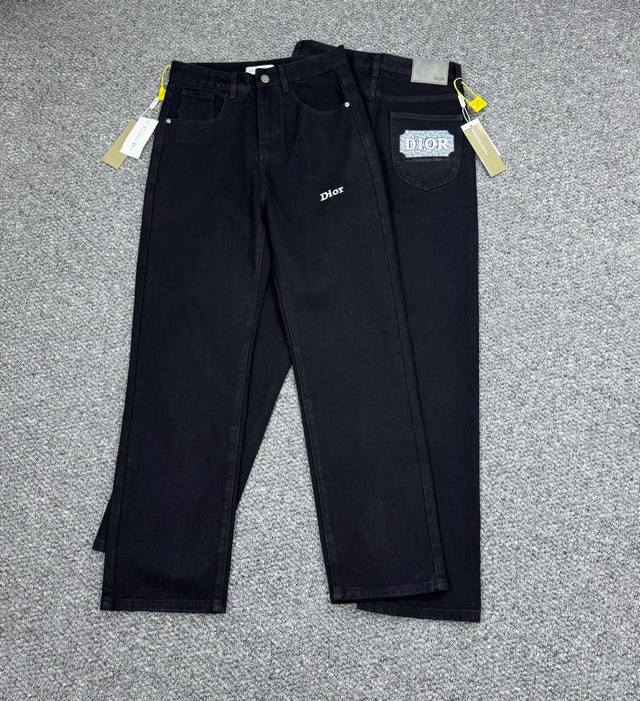 Style number: H790 Dior & Dior 25Ss retro color laminated casual versatile jean