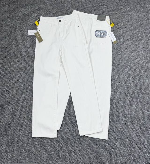 Style number: H789 Dior & Dior 25Ss retro color laminated casual versatile jean