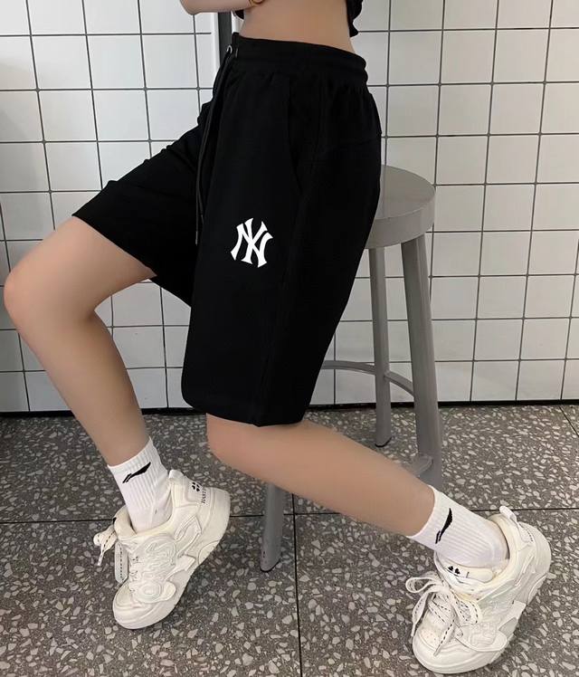 Mlb Ny Summer new classic basic printed terry shorts Original goods, classic wor