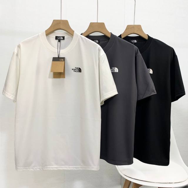 High Quality The North Face 2025 new style cabinet couple round neck short-sleev