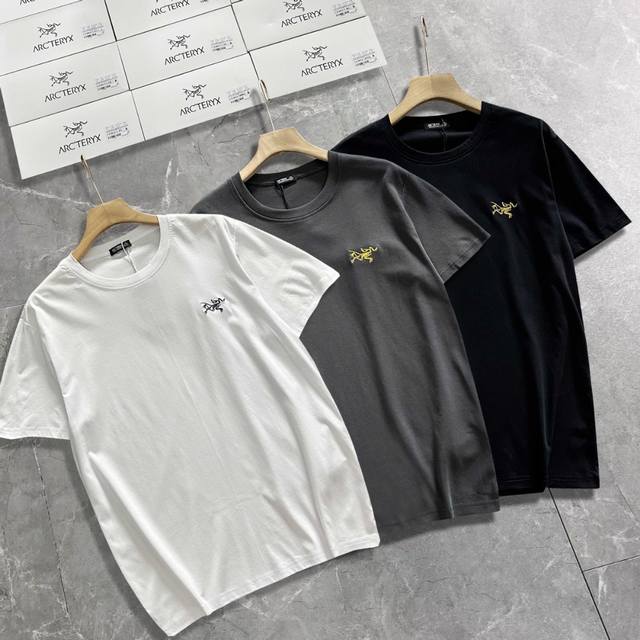 High version The ceiling hit of solid color bird T-shirt Arc'teryx's new Logo m