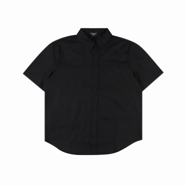Balenciaga Balenciaga red signature tape short-sleeved shirt Summer focus alert!