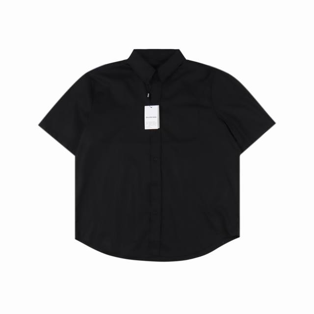 Balenciaga Paris Balenciaga masking tape short-sleeved shirt The fabric is made