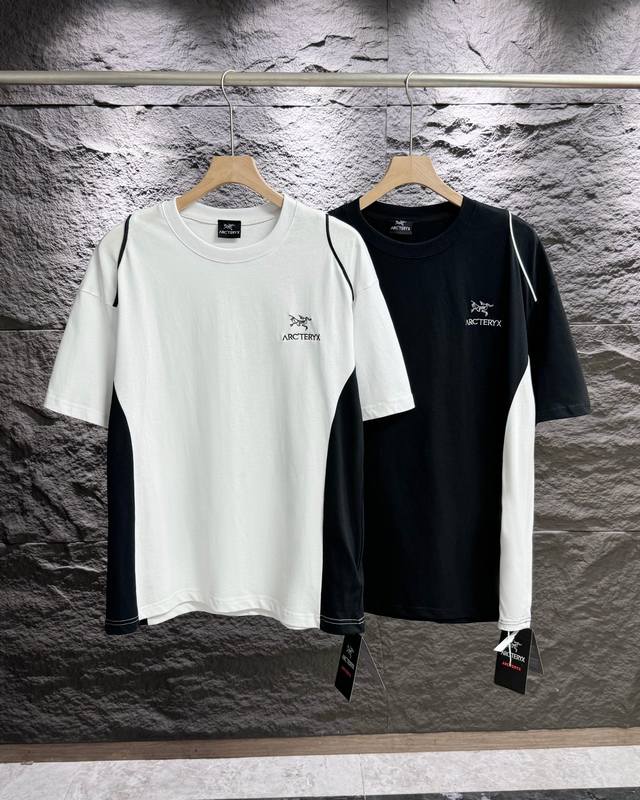 for Arc'teryx classic American high street contrast color matching chest embroi