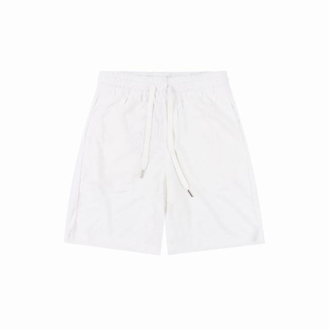 Givenchy 25Ss Full Print 4G Grid Jacquard Shorts The fabric is made of active bl