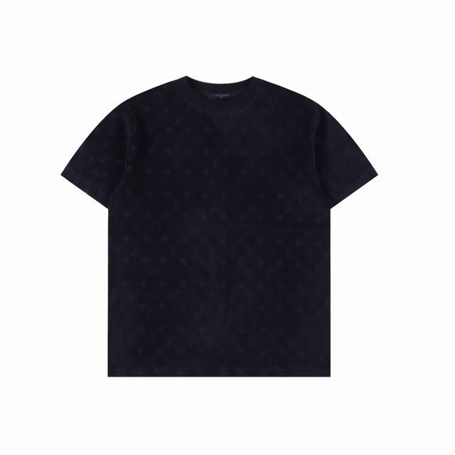 Louis Vuitton 25Ss Terry cloth monogram jacquard short sleeves This T-shirt shor