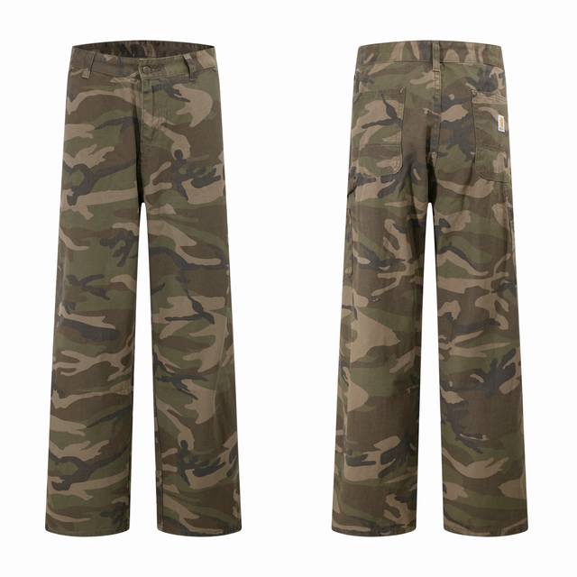 Style number: H905 Carhartt Wip & Carhartt Camouflage Splicing Cleanfit Loose S