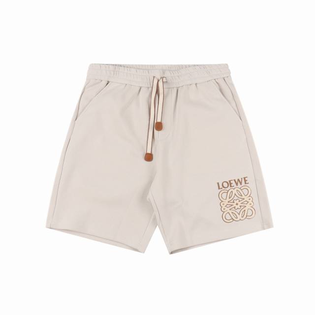 Loewe 25Ss Towel Embroidered Logo Shorts Loewe's new shorts reshape the classics