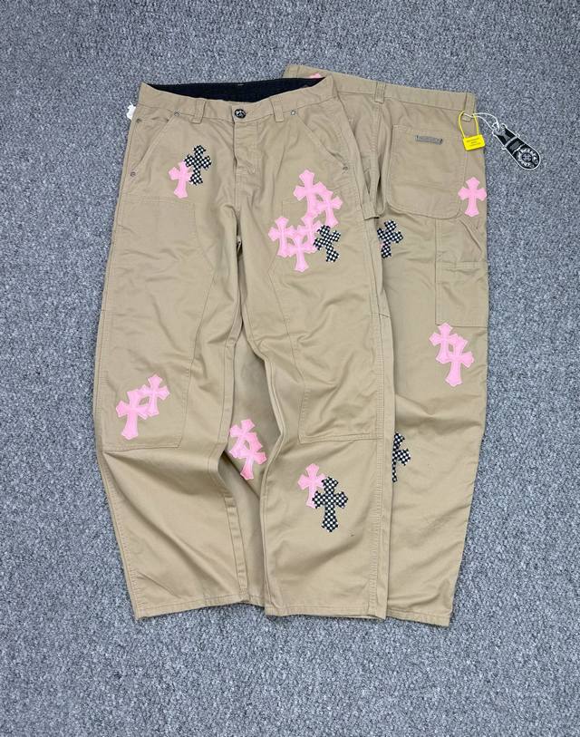 Style number: H837 Chromehearts & Chromehearts 2025 new khaki lumberjack pink c