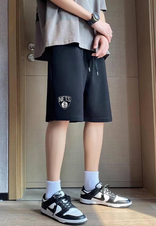 Nba X Nike Nba co-branded Nike Nets casual sports shorts Original fabric high ve
