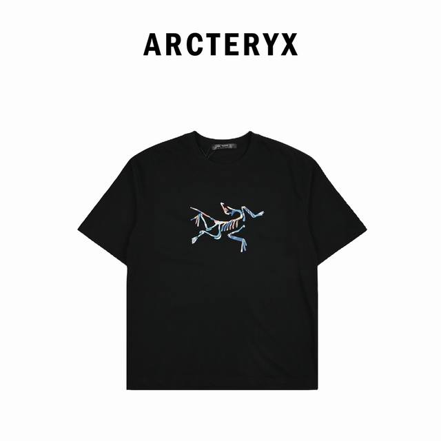 Arcteryx Arc'teryx 24Ss personalized color label printing round neck short sleev