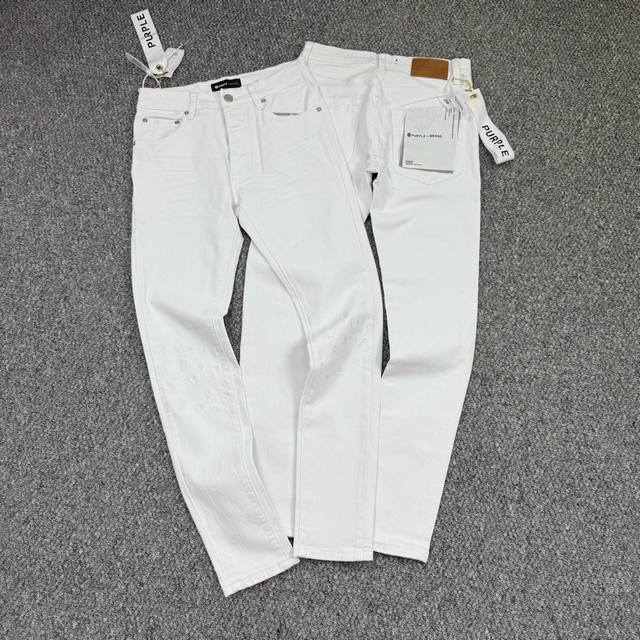Style No.: H869 Purple Brand Skinny Jeans Hand-painted and Embroidered Micro-St