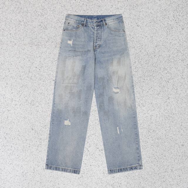 Style number: H544 Ac & Acne Studios style 1981 retro ink-splashed mineral colo